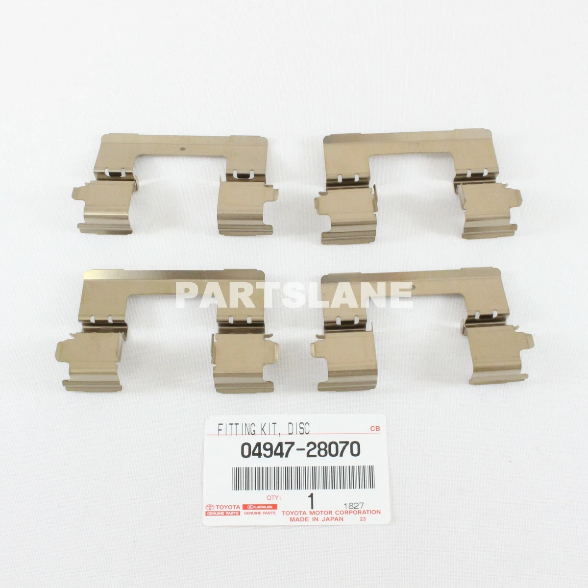 04947-28070 Toyota OEM Genuine FITTING KIT, DISC BRAKE, FRONT | eBay