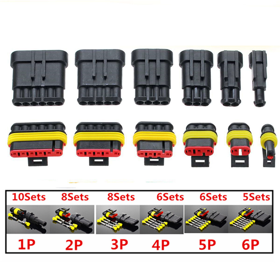 708Pcs 16 Pin Automotive Car Waterproof Electrical Wire Connector Plug