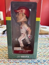 JAY BRUCE CINCINNATI REDS HALL Of FAME AND MUSEUM BOBBLEHEAD 2024
