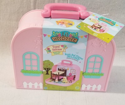LI'L WOODZEEZ TRAVEL SUITCASE, BUNK BED PLAYSET (3M-2 ...
