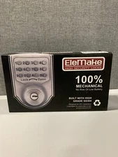 EleMake High Security Mechanical Keyless Deadbolt Lock Model# AX-MKD001