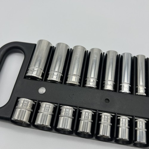 Snap-On Tools 25pc 1/4” Drive Deep & Shallow Metric Socket Set 6 Point USA - Picture 3 of 9