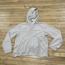 Avalanche Windbreaker Jacket Women L Gray UL Packable Belt Climb Hike Gorp NEW