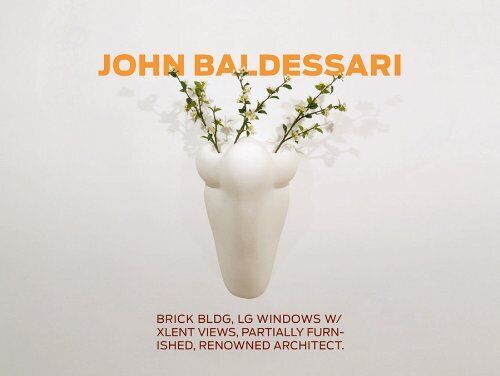 John Baldessari: Brick Bldg, Lg Win..., Welchman, Profe - Afbeelding 1 van 2