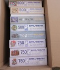Lot Of 8 Bits & Pieces 500-750 puzzles Great Variety Of Americana - Ec