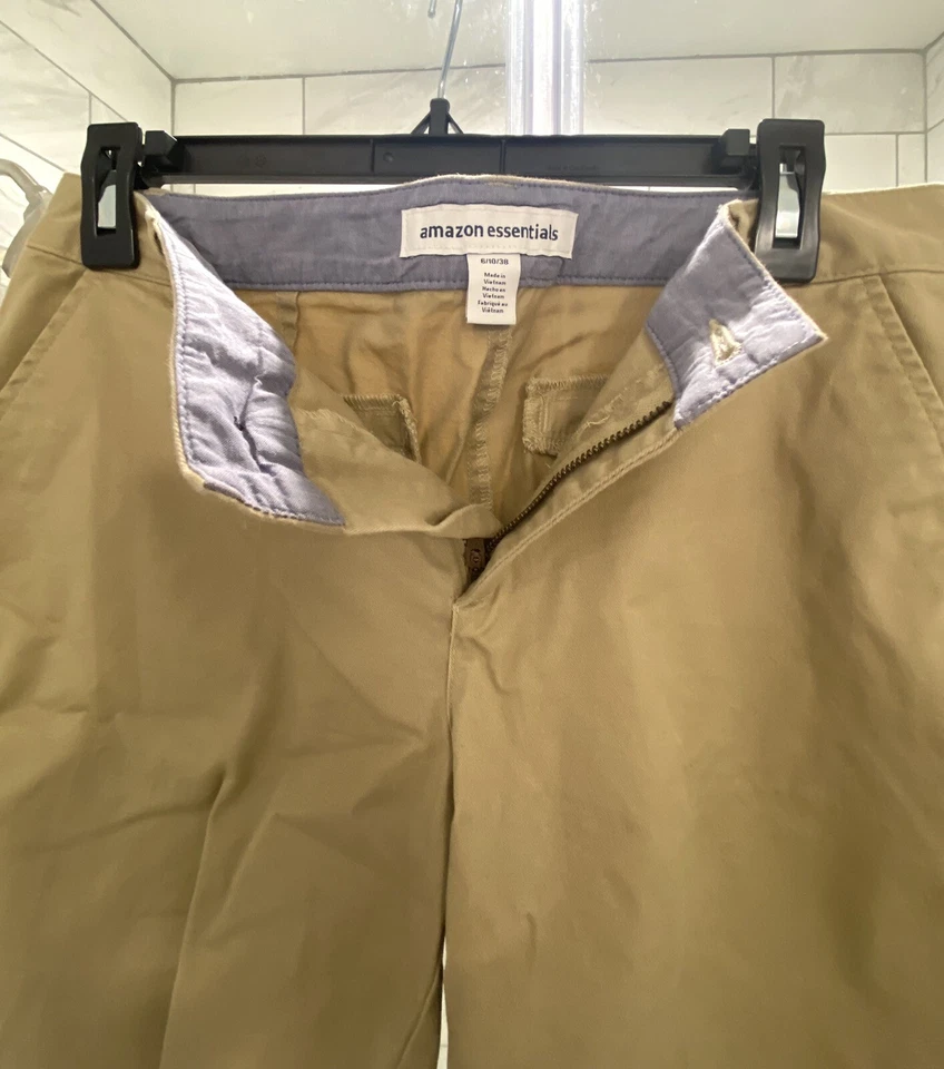 Bermudas uniformes escolares caqui talla 6 Lands End nuevas sin etiquetas 2 pares Foto 4 de 4