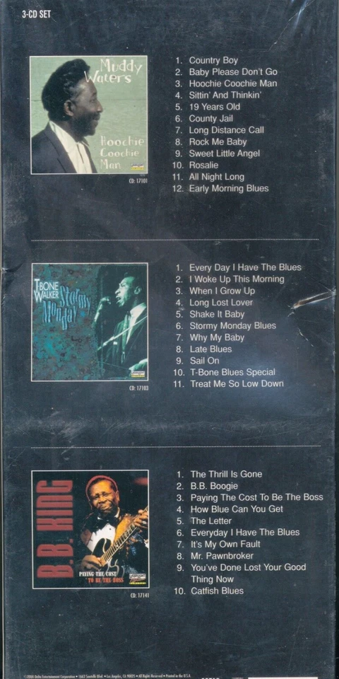 MASTERS OF THE BLUES 3DISC SET  B.B.King, T-bone Walker, Muddy Waters AWESOME! - Image 2 of 4