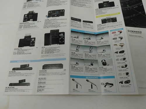 Vintage Pioneer Audio/Video Lineup 1985 Brochure Pamphlet Booklet - Picture 12 of 12