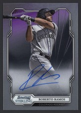 2019 Bowman Sterling #BSPA-RR Roberto Ramos Rockies Auto Prospect