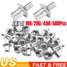 100/200/400/500 PCS Aluminum Drive Rivets Blind Drive Rivet Expansion nail