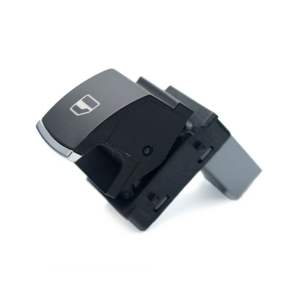 COPPIA PULSANTIERA ALZACRISTALLO CROMATA 3 PORTE VW Eos Golf 5 6 Mk5 MK6 PASSAT - Immagine 3 di 4