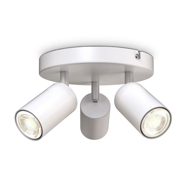 Led Deckenleuchte Schwenkbar Retro Weiß GU10 Deckenlampe Flur Schlafzimmer Spot-image