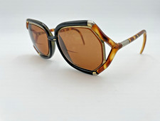 70s Vintage Ted Lapidus Oversized Tortoise Shell Oversized Sunglasses 1970s Ted Lapidus Sunglasses Tortoise Frame Only Square  main image 3