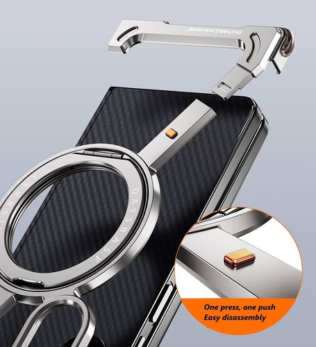 Coque Support 360 Magnétique Métal Forme Z Sans Bord pour Samsung Galaxy Z FOLD 7 6 5 - Photo 15 sur 34