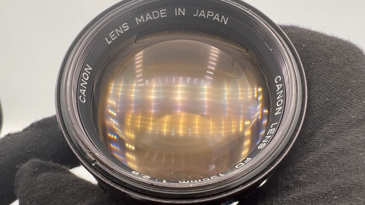 Canon A-1 135mm f2.8 New FDレンズ付 Canon New FD NFD 135mm F2.8 Lens AE-1 From Japan Tested - 1