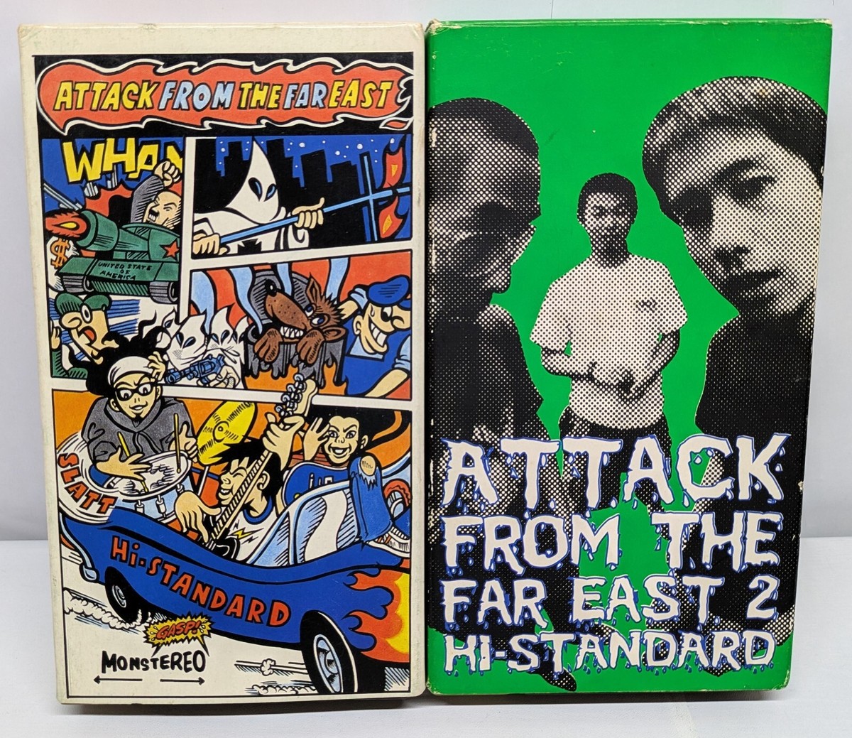 Hi-Standard - Attack From The Far East 1 & 2 / Japan Lot 2 VHS