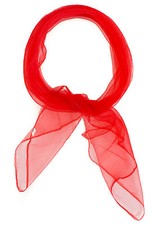 Square Chiffon Scarf Ladies Plain Light Soft Sheer 50's Retro Head Neck Scarves