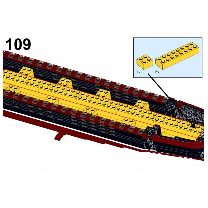 MOC-55935 1/500 Scale MS Poseidon Large Steamship Set 2589 Pieces Good Quality - Image 4 of 4