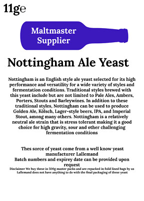 Maltmaster Nottingham Ale Hefe 11g 