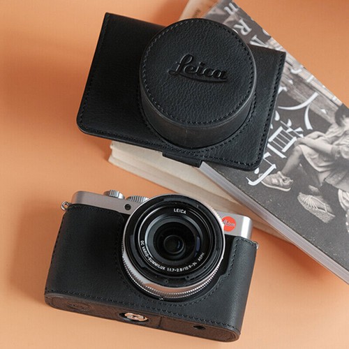 Leather Camera Bag Case For Leica D-LUX8 Dlux8 Genuine Protect Cover Belt Strap - Picture 26 of 29