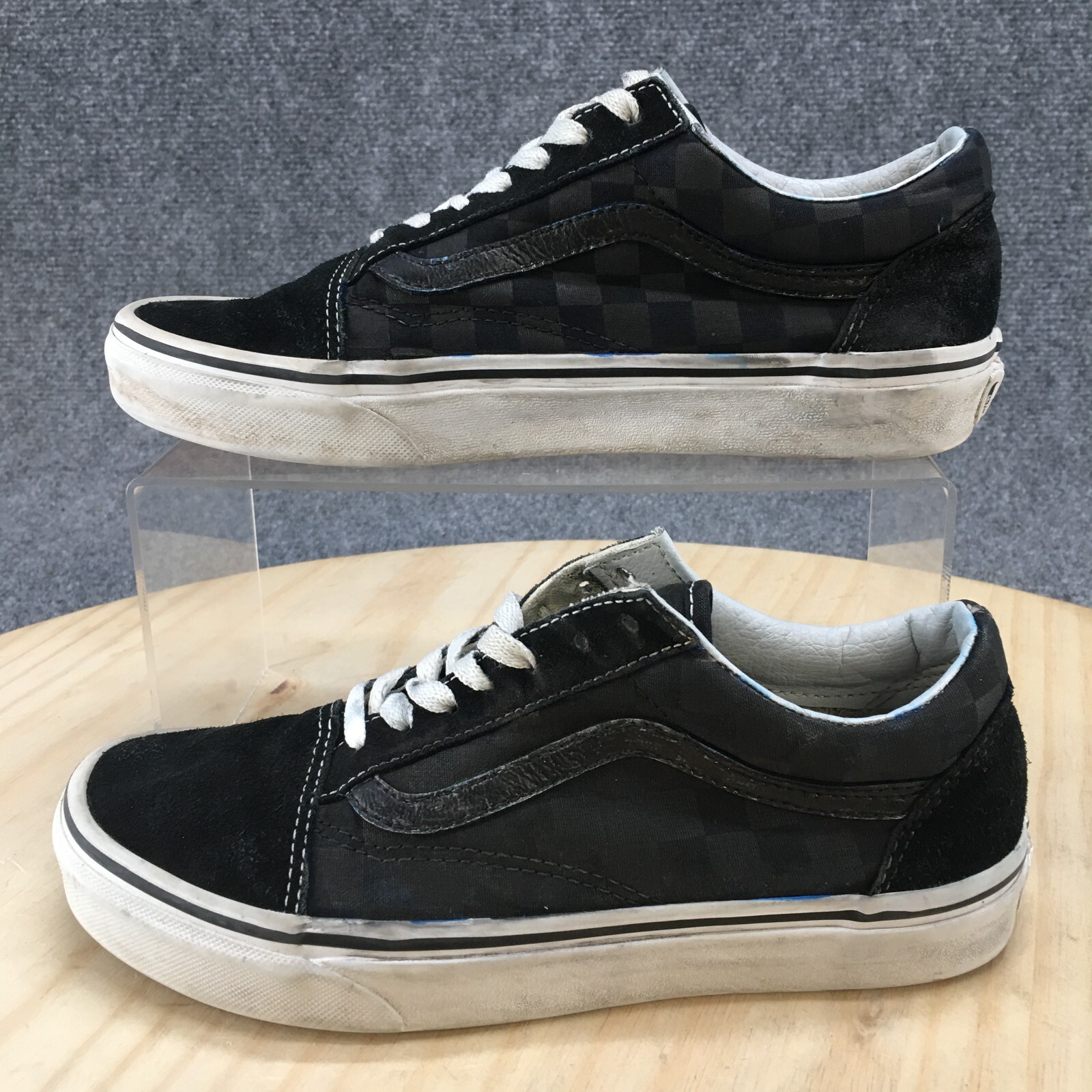 Vans Shoes Womens 7 Old Skool Checkerboard Sneakers F… - Gem
