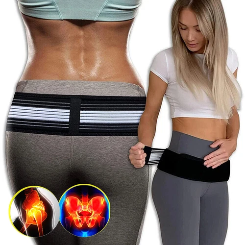 Iliosakral SI Gelenk Hüftgurt - Unterer Rücken Becken Unterstützung Bandage für Männer und Frauen - Bild 1 von 18