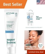 Fluoride-Free Peppermint Toothpaste for Gentle Whitening, 4.2 Oz - EWG Verified