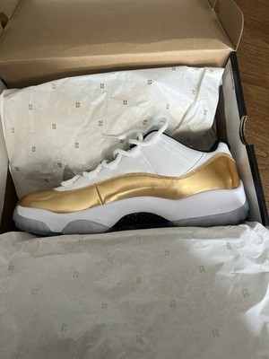 Jordan Air Jordan 11 Retro Low Closing Ceremony 2016 White Gold 528895-103