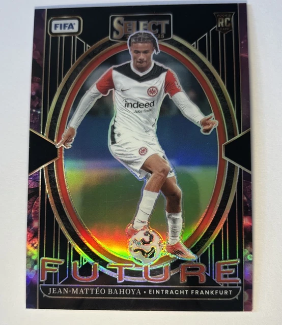 Jean-Matteo Bahoya RC 1/1 2024-25 Panini Select FIFA Futures Black Prizm