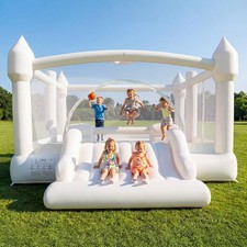 15'x 12' Commercial Bounce House with Blower Kids Inflatable Jump Slide Bouncer
