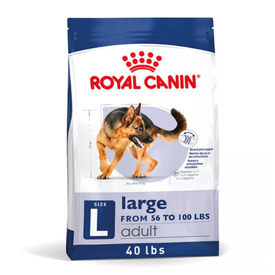 NEW AUTH Royal Canin Large Breed Adult Dry Dog Food Chicken 40 Lb Joint Support