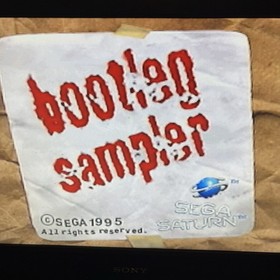 Sega Saturn Bootleg Sampler Demo Disc w/ Cardboard Sleeve 1995 Tested