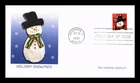 Dr Jim Stamps 37c Holiday Snowmen First Day Issue Fleetwood Cachet Cover