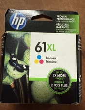 HP 61 XL Tri-Color Ink Cartridge CH564WN GENUINE Expired Mar, 2017/ Sealed New