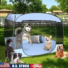 Pet Playpen Pop Up Tent Indoor Outdoor Durable Water Resistant Portable Travel
