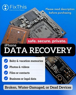 iPhone DATA RECOVERY Service | Broken, Water Damaged, No Power | Trusted Experts