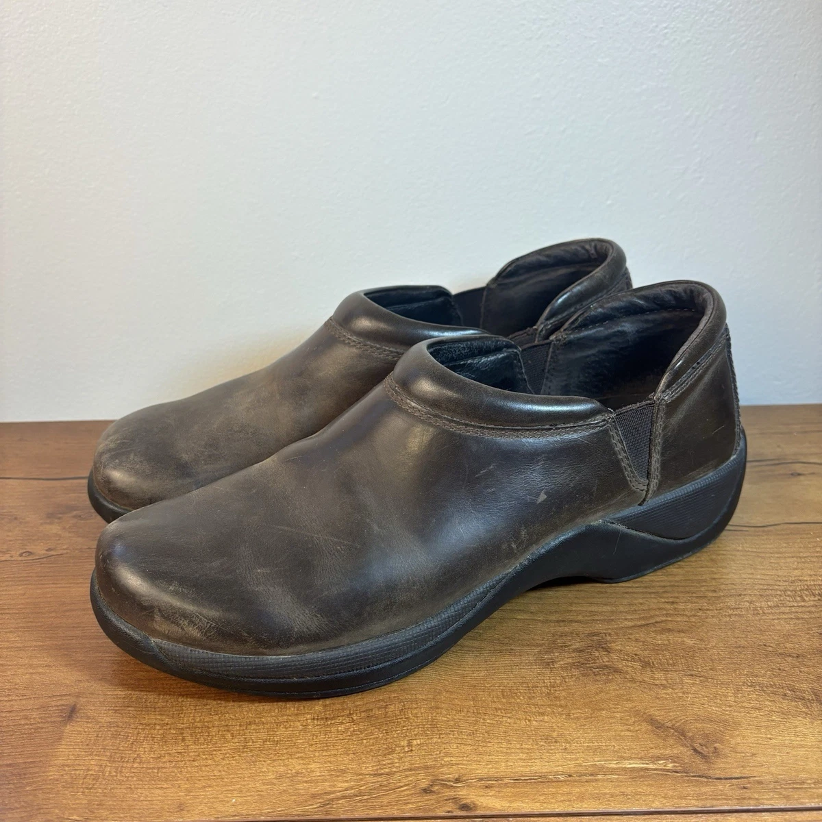Dansko Wynn Clogs Loafers Shoes Mens 11.5-12 US 45 EU Brown Leather Slip On Men main image 4