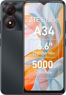ZTE Blade A34 Smartphone 6,6 Zoll 64 GB Speicher 2 GB RAM Android NEU