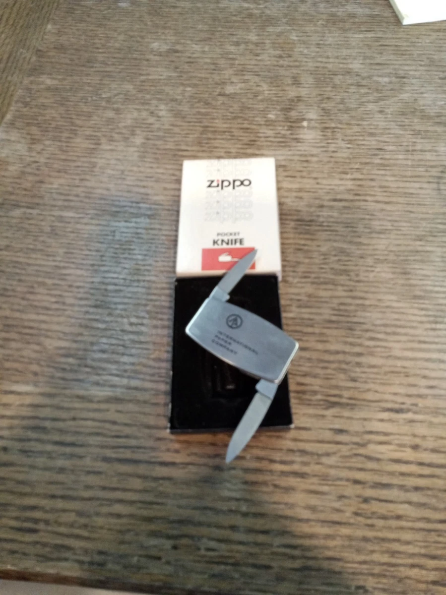 Zippo Pocketknife Collectible Vintage Factory Manufactured Folding