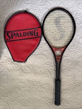 Vintage Spalding 27 in Tennis Racket Model 12043 4 5/8L With Original Red Cover