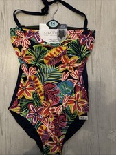 Women's Floral One-Piece Shaping Swimsuit Size 14
