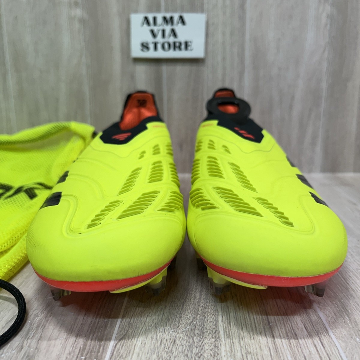 Adidas Predator Elite FG Team Solar Yellow Soccer Cleats 