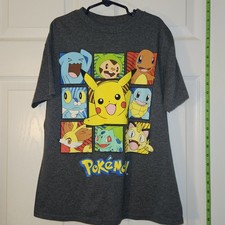 Youth Size Small - Pokemon Grey T Shurt