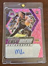 Maxwell Lewis 2023-24 Panini Mosaic Fast Break Rookie Auto #d 02/15 Pink FB-LEW