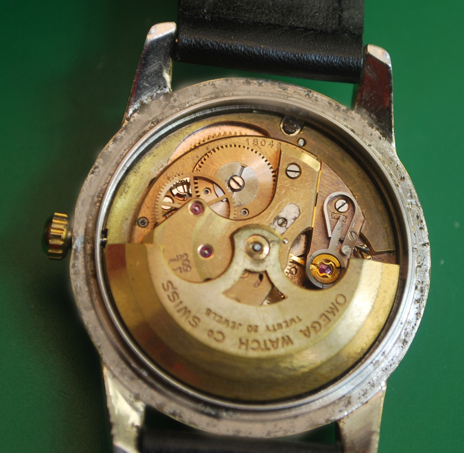 Vintage 1961 OMEGA SEAMASTER Automatic Date Original Striped Dial Men's Watch image 6