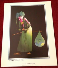 Cam Kennedy print from 1992 Visions of Arzach Moebius portfolio SIGNED