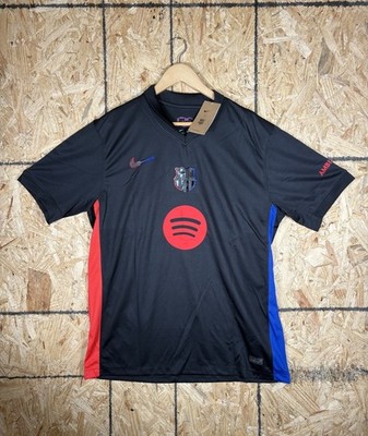 Barcelona Pedri #8 Jersey 2023/24 Nike Away Black Soccer Shirt Men s XXL NWT