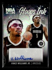 2023-24 Hoops Premium Stock Vince Williams Jr. Hoops Ink Auto Autograph