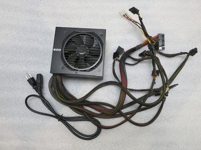 EVGA 600B 600W 80 PLUS Bronze Power Supply - 100-B1-0600