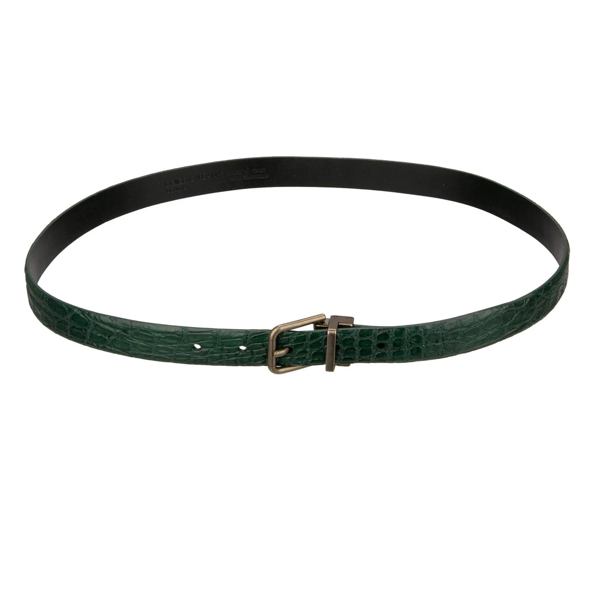 Dolce & Gabbana D&G Wide Green Studded Belt 95cm Dolce Gabbana Belts - Etsy main image 2